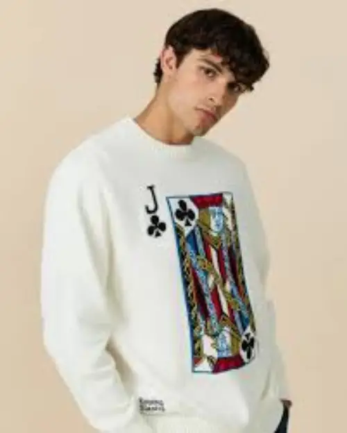 Jack of Clubs Cotton Sweater