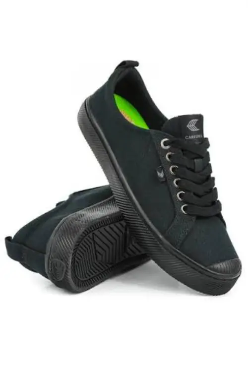 OCA Low All Black Canvas